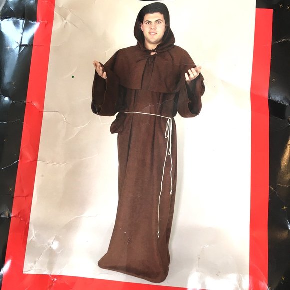 Friar Monk Renaissance Medieval Priest Robe NWT NOS - Picture 4 of 13